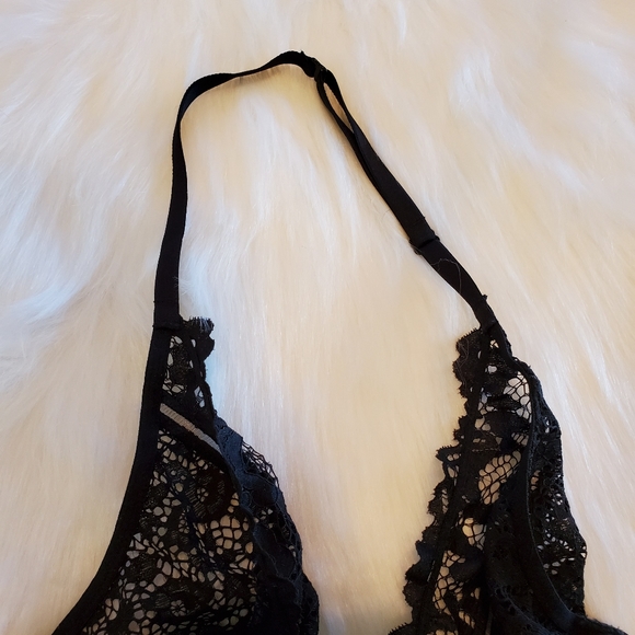 One Day Only Sale! VS black lace garter slip lingerie - Picture 5 of 16